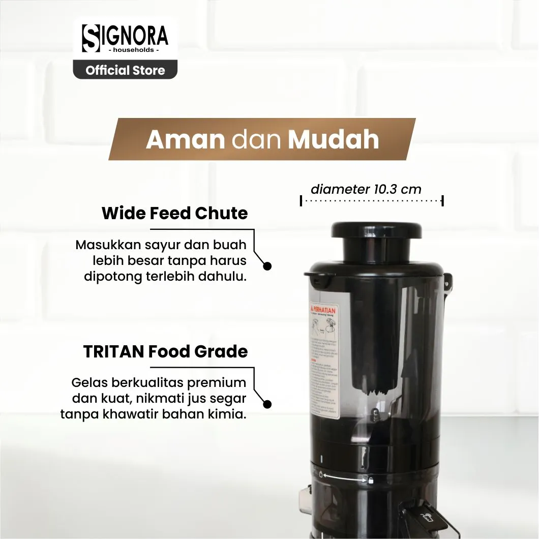 SLOW JUICER BIG HOPPER - gambar 2