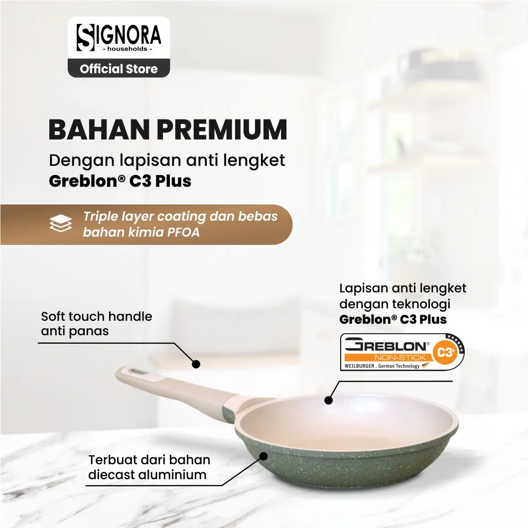 GREEN FRY PAN - gambar 3