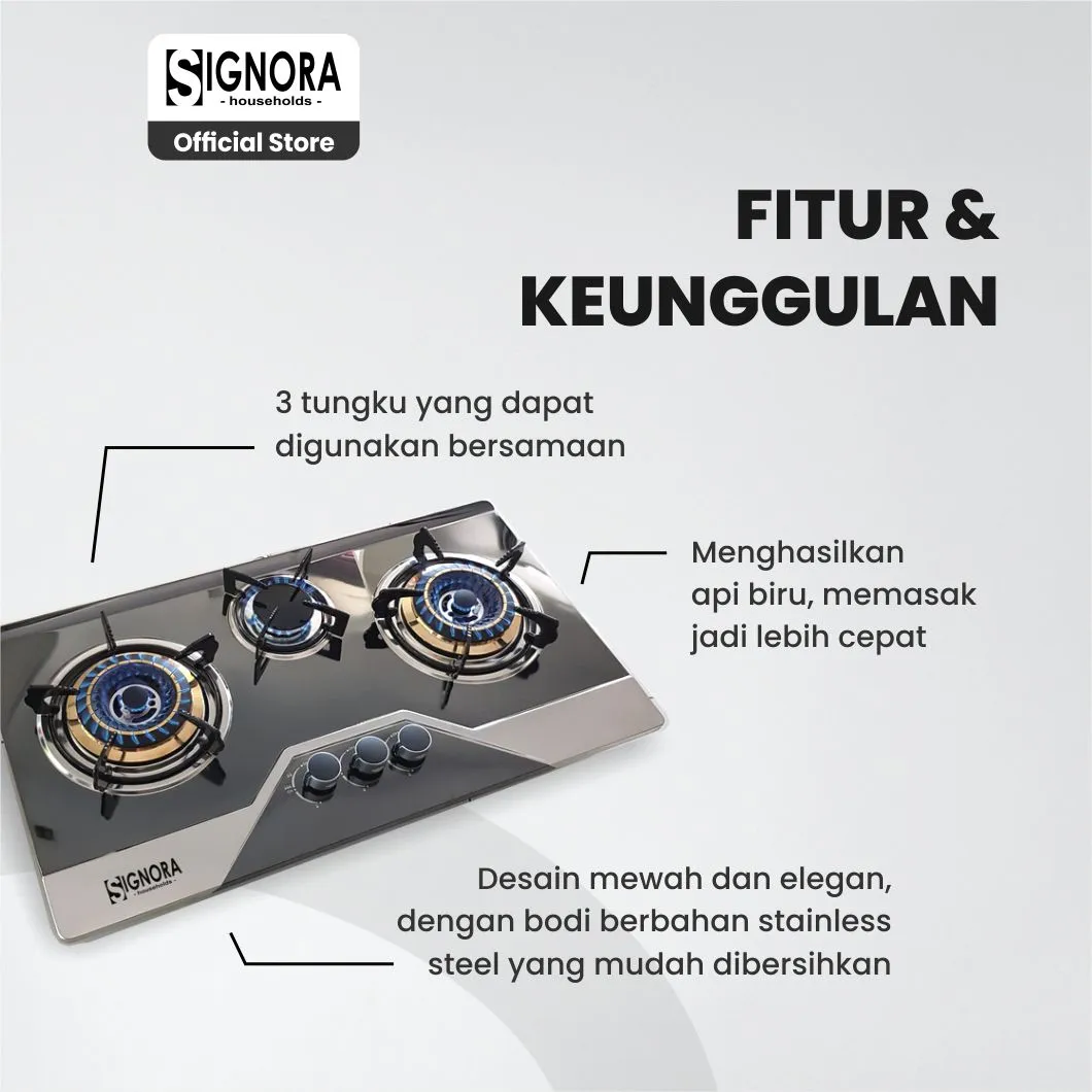 KOMPOR STAINLESS - gambar 2